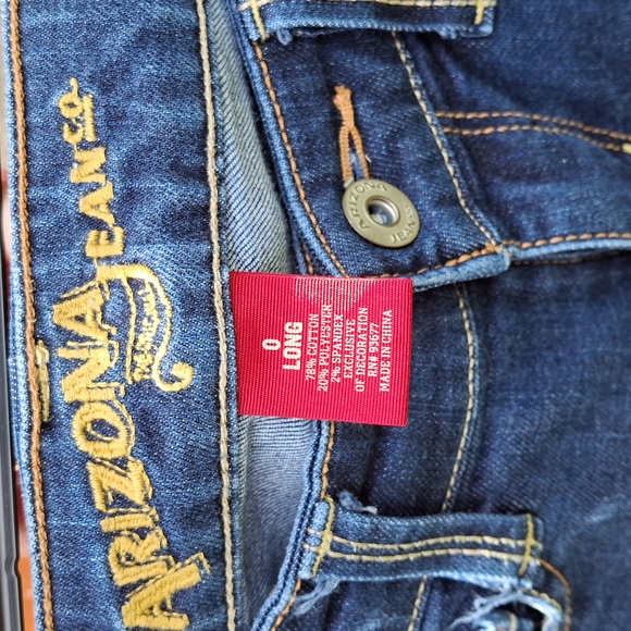 Arizona Skinny jeans size 0 Long Dark Blue - Picture 3 of 5